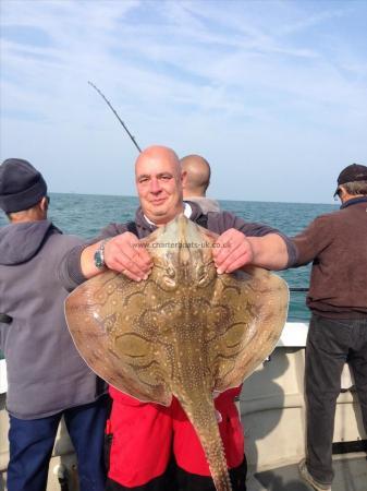 20 lb 2 oz Undulate Ray by Tim Davis