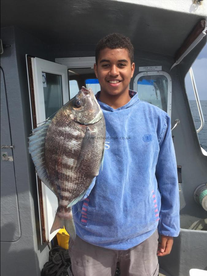 3 lb 8 oz Black Sea Bream by Arron Pedley