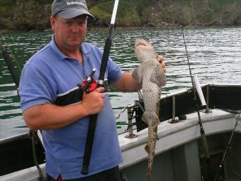 4 lb 7 oz Bull Huss by Mike from Morecombe