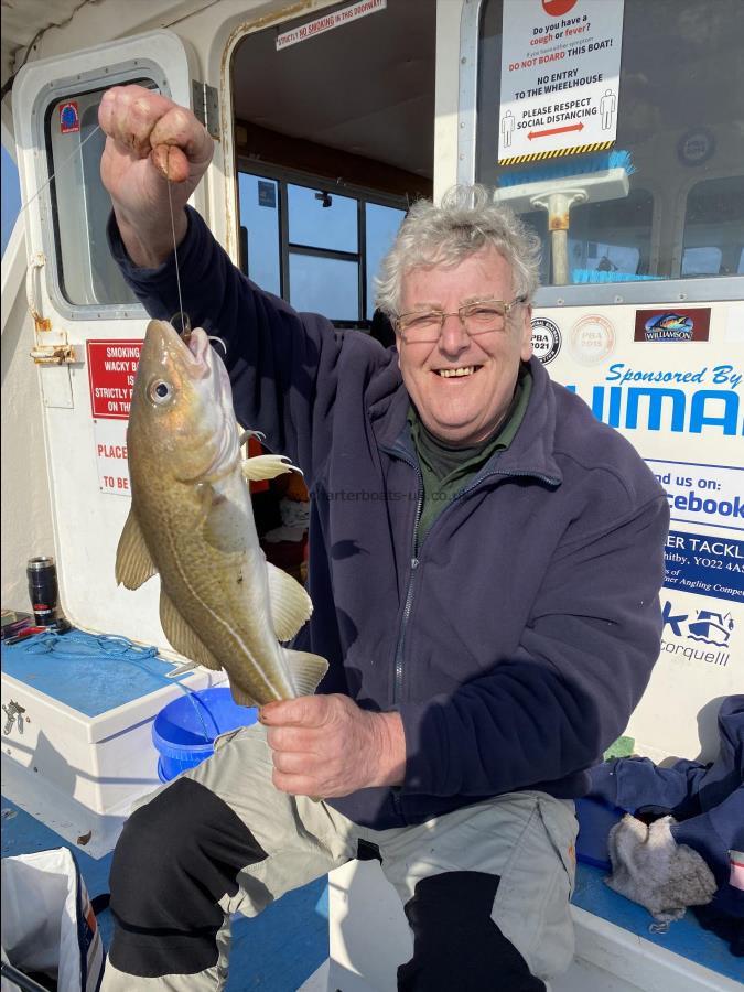 3 lb 6 oz Cod by Phil Steele.