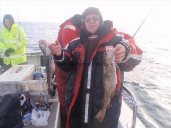 4 lb Cod by Alan Ward from Whitby.