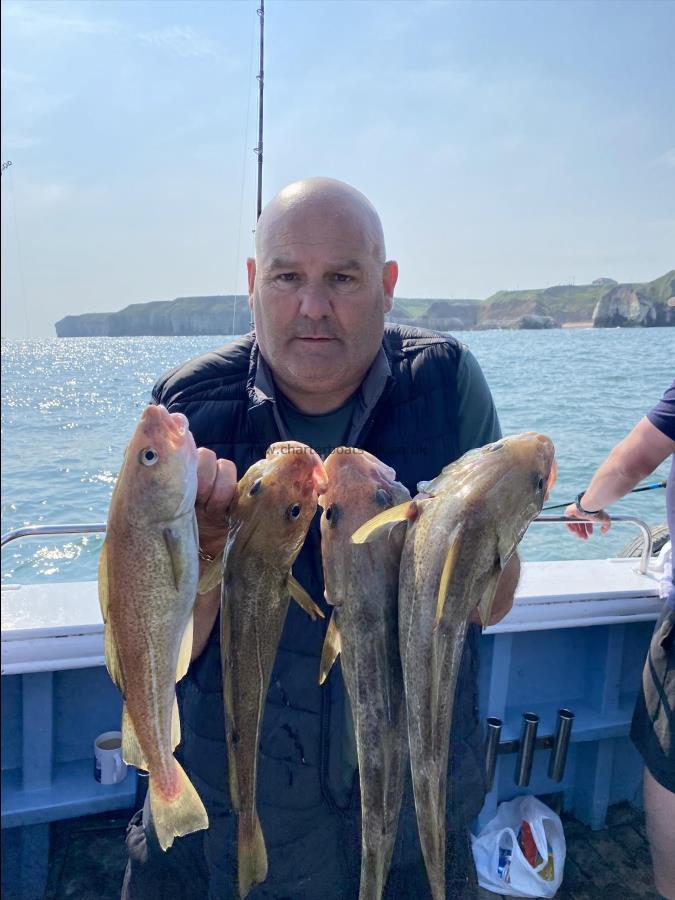 4 lb Cod by Paddy cod catching today