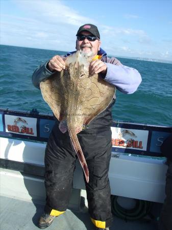 12 lb 13 oz Undulate Ray by Russell Salmon