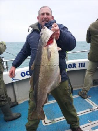 16 lb Pollock by Stuart Cross