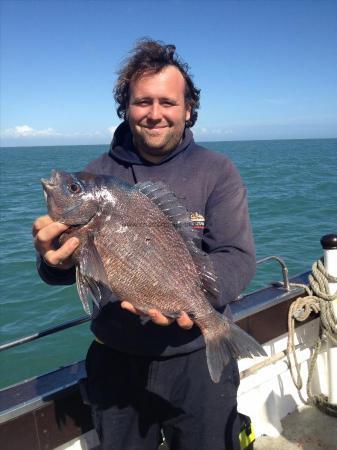 4 lb 13 oz Black Sea Bream by Unknown