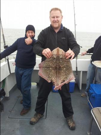 14 lb 8 oz Thornback Ray by Carl Porter