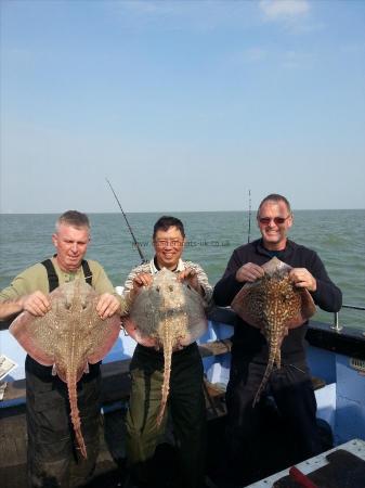 9 lb 2 oz Thornback Ray by Dean/Jamie/Matt