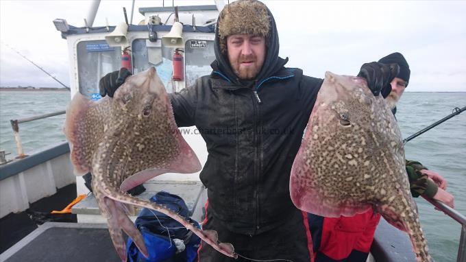 9 lb 3 oz Thornback Ray by Lee Sackett