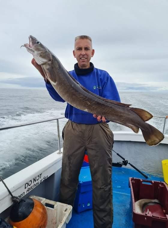 15 lb Ling by Ian Dixon  Sunderland.