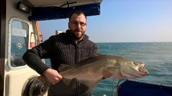 17 lb 8 oz Pollock by Stephen Wake