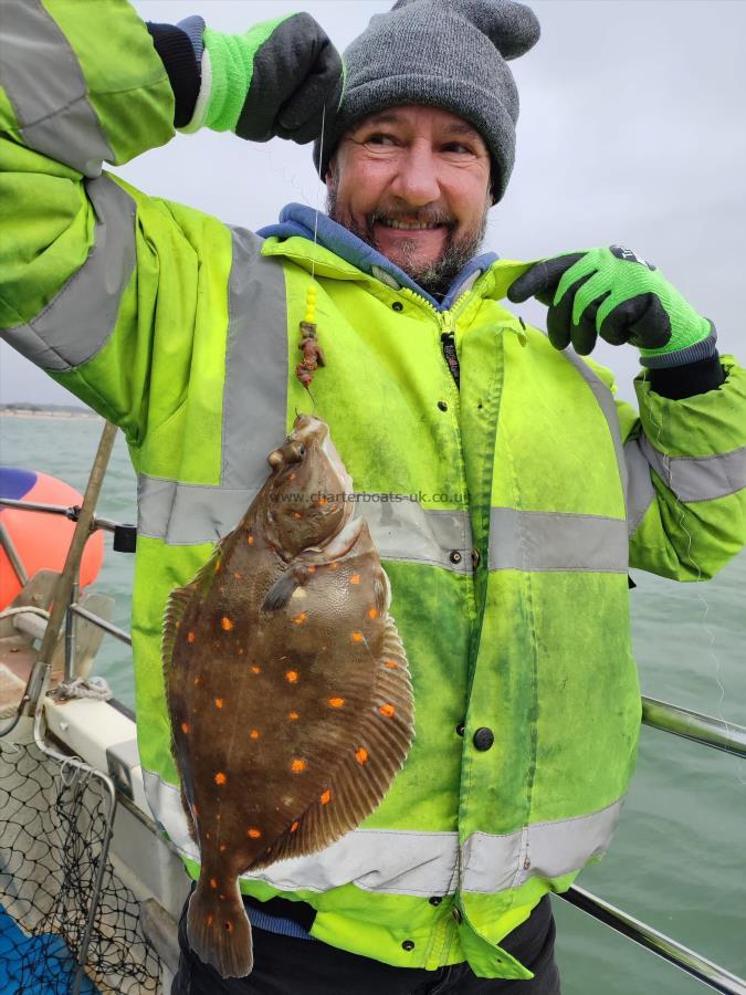 2 lb 4 oz Plaice by Mal