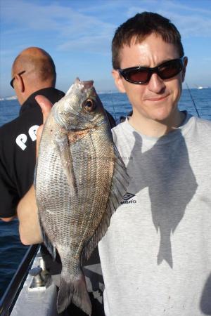 2 lb 2 oz Black Sea Bream by Unknown