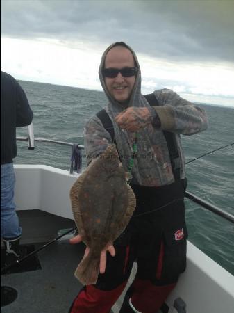 3 lb Plaice by charlie with one of many plaice caught that day