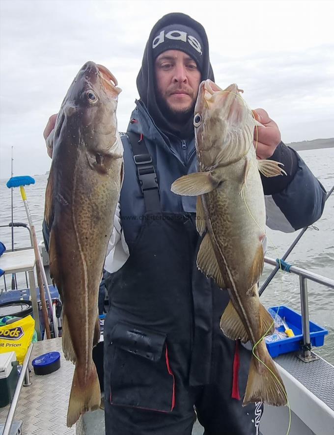 4 lb 8 oz Cod by Adam Feetenby