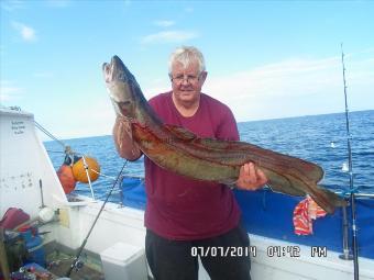 20 lb 2 oz Ling (Common) by Harvey Smith, Morcombe