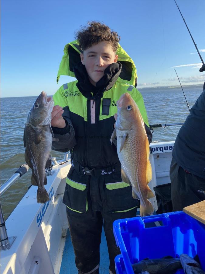 3 lb 2 oz Cod by Ted Davies.