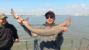 12 lb 8 oz Starry Smooth-hound by layton turley