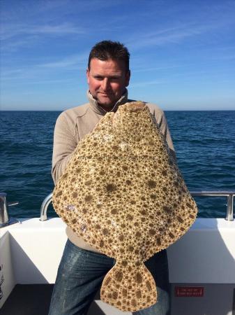 16 lb Turbot by Mike Elvy