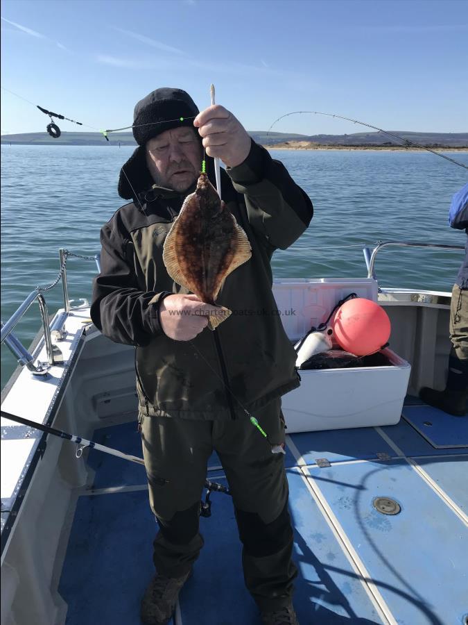 1 lb 8 oz Plaice by Keith Trim