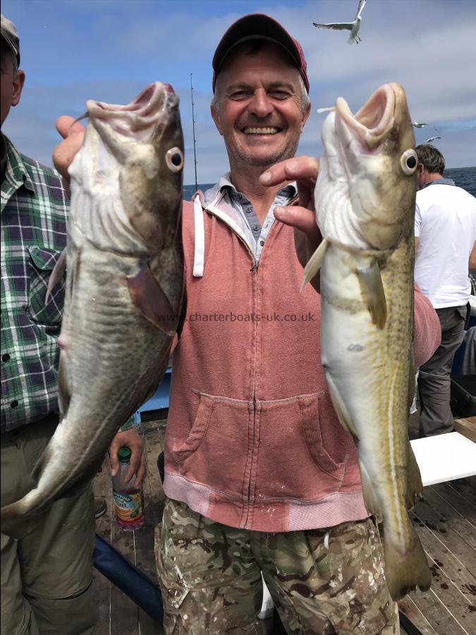 7 lb Cod by Foxy from lincoln 27th June 2018