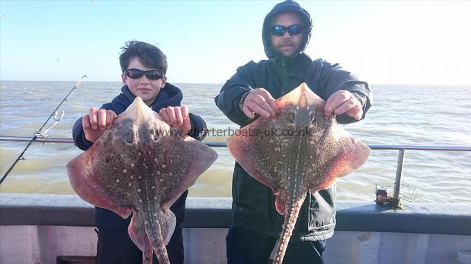 8 lb 1 oz Thornback Ray by Ian from Kent