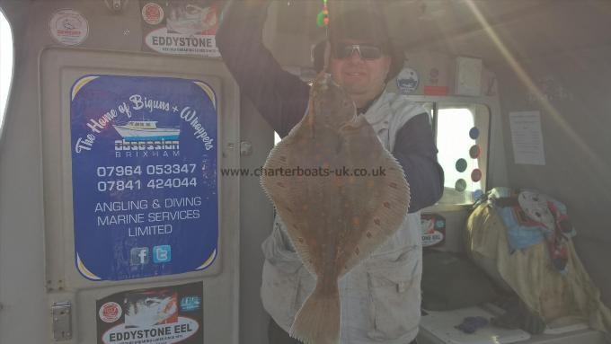 1 lb 10 oz Plaice by Adrian