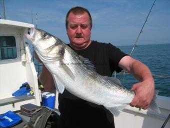 10 lb 2 oz Bass by Chris Knotly fishing from Sophie Lea