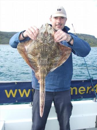 8 lb 1 oz Undulate Ray by Lee Page