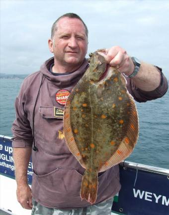 4 lb 4 oz Plaice by David Coppin