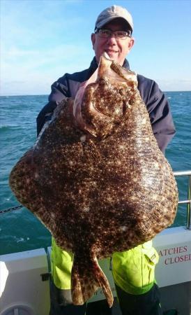 13 lb 8 oz Turbot by Malcom Gibbs