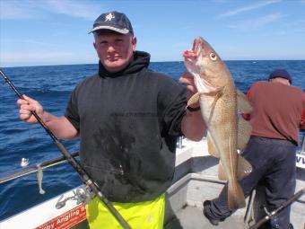 3 lb 10 oz Cod by Gareth Dickinson from Wigan.