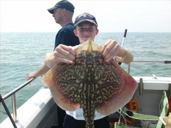 5 lb 3 oz Thornback Ray by Lewis 14yrs also kown as Lucy, makes great tea