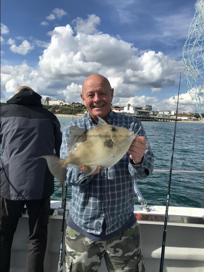 2 lb 1 oz Trigger Fish by Pete with his 2nd