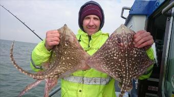 6 lb 5 oz Thornback Ray by John's party