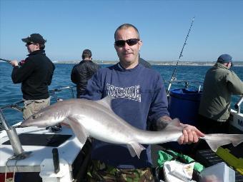 16 lb Starry Smooth-hound by Mark Lowman