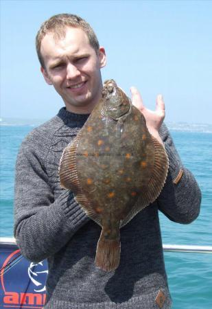 3 lb 9 oz Plaice by Domonic Zmunda