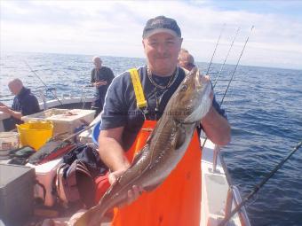 8 lb 5 oz Cod by Carl Farrar from Wakefield.