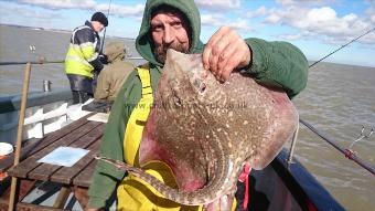7 lb 4 oz Thornback Ray by Pete the pirate,