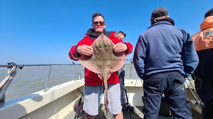 6 lb 6 oz Thornback Ray by Westley