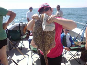 7 lb 5 oz Thornback Ray by Lizzie