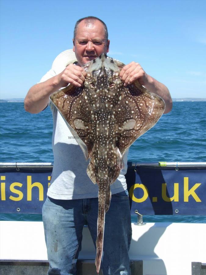 10 lb 1 oz Undulate Ray by Peter Strickson