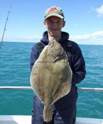 5 lb 3 oz Plaice by Peter Collings