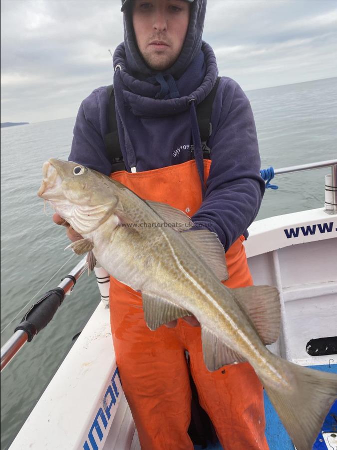 5 lb 1 oz Cod by Fergus Powell.