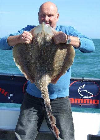 14 lb 8 oz Undulate Ray by Ian Nash