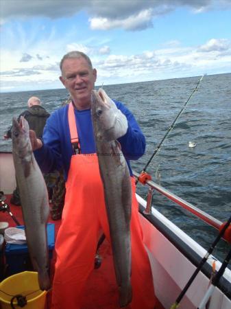 12 lb 7 oz Ling by Brian Sowerby