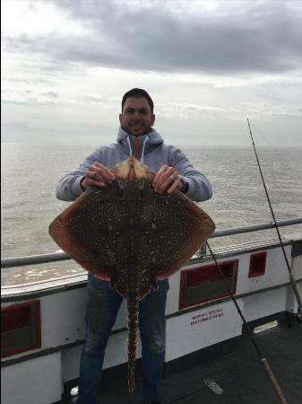 15 lb 4 oz Thornback Ray by Unknown