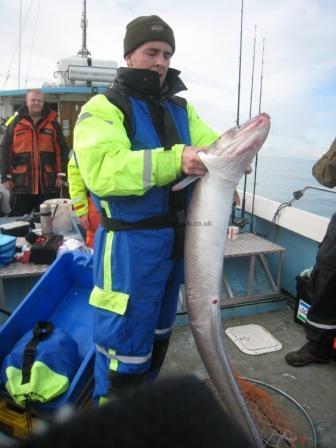 30 lb Conger Eel by Lance