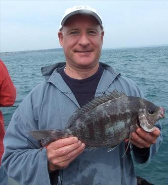 3 lb 4 oz Black Sea Bream by Ian Genders