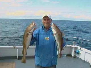 8 lb Cod by John Wippy aboard the famous