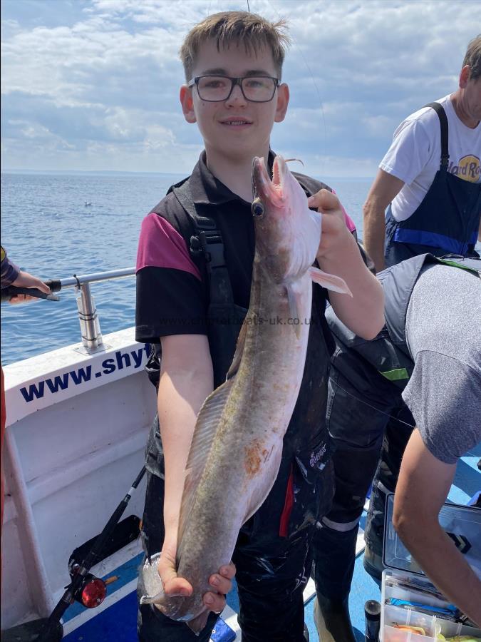 3 lb 14 oz Ling by George Blenkin.